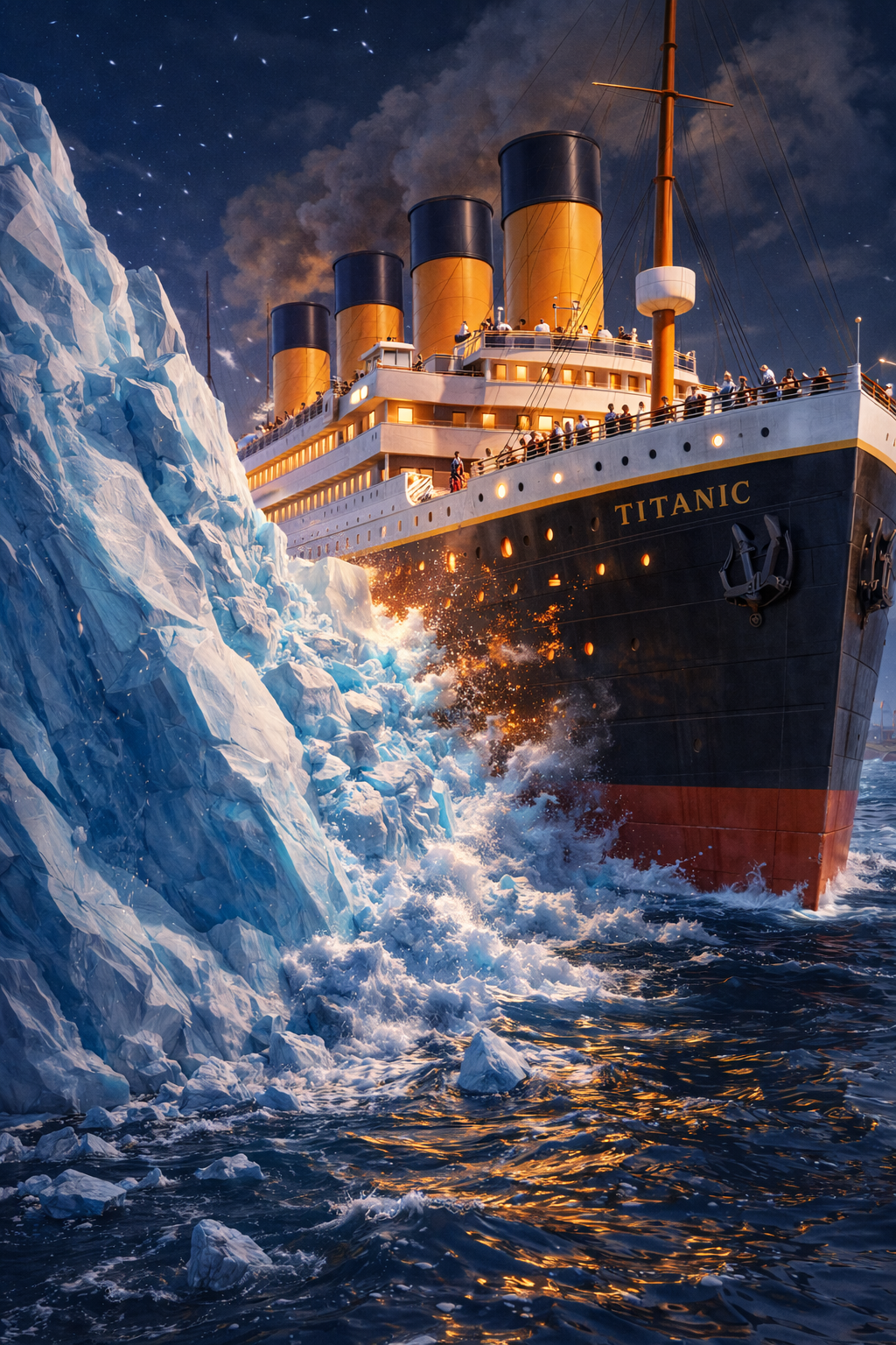 El hundimiento del Titanic 