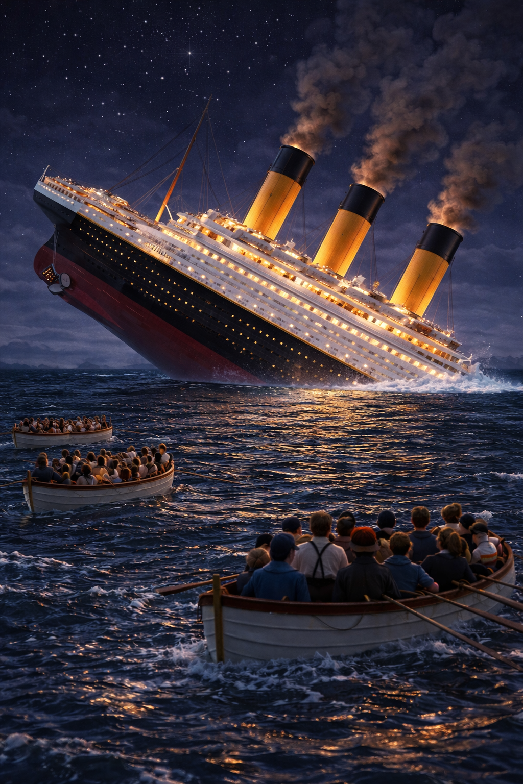El hundimiento del Titanic 